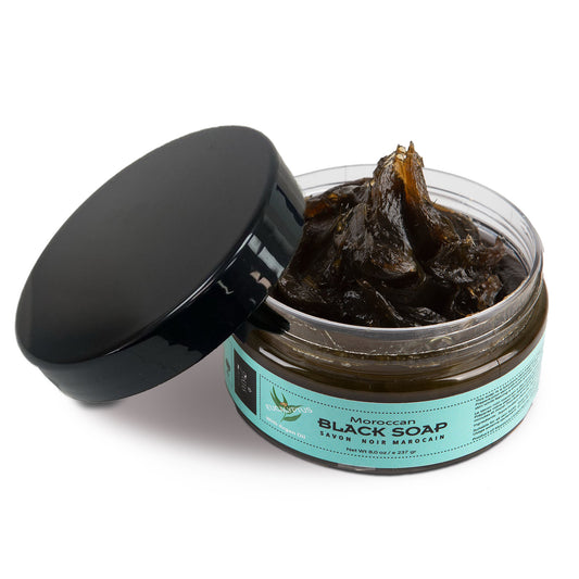 Moroccan "BELDI" Black Soap Eucalyptus - 8 oz