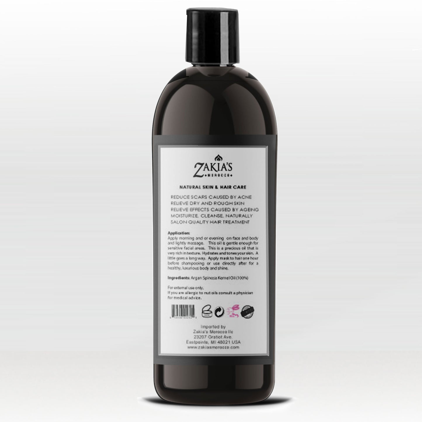 Argan Oil -organic skin & hair treatment oil - 2 oz