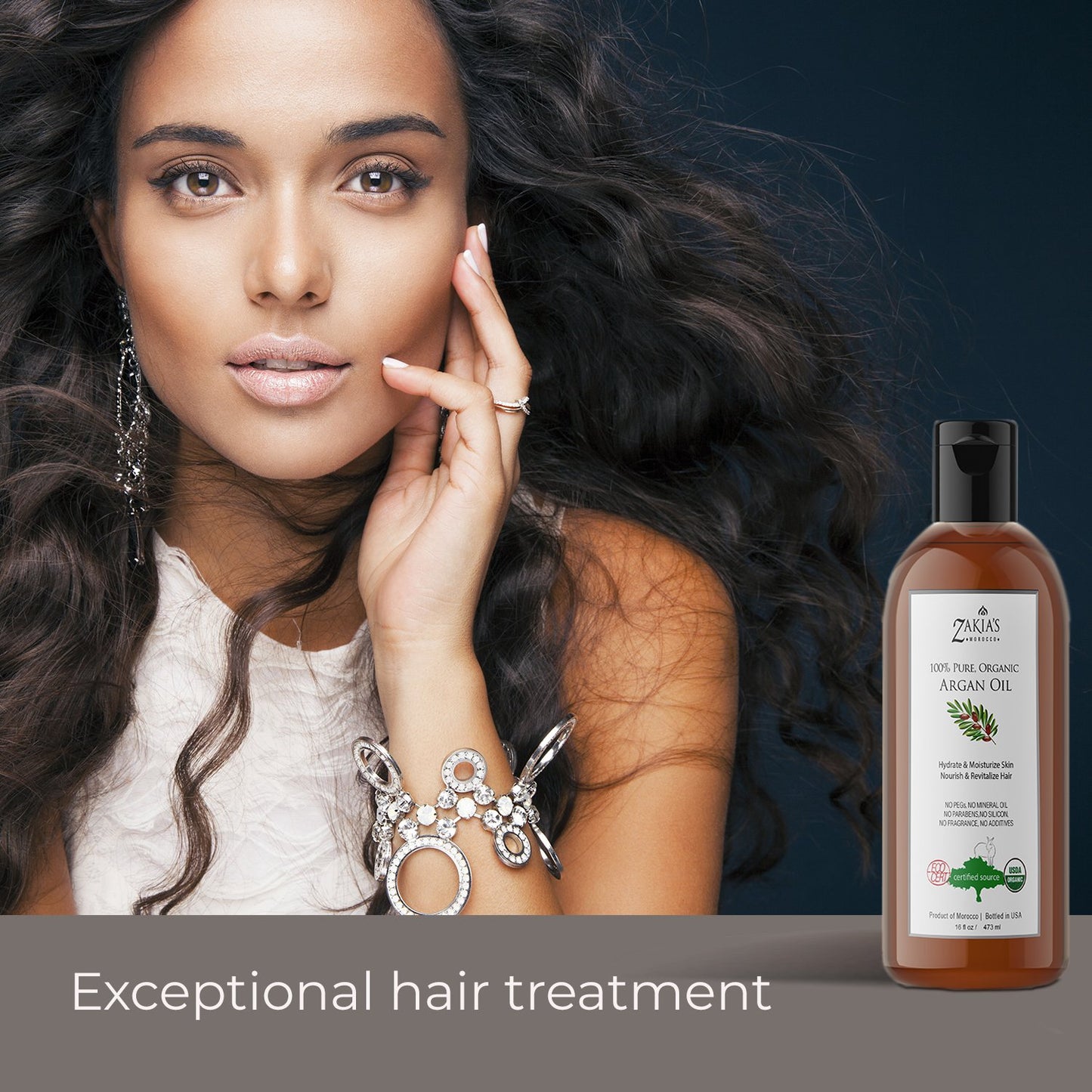 Argan Oil -organic skin & hair treatment oil - 16 oz
