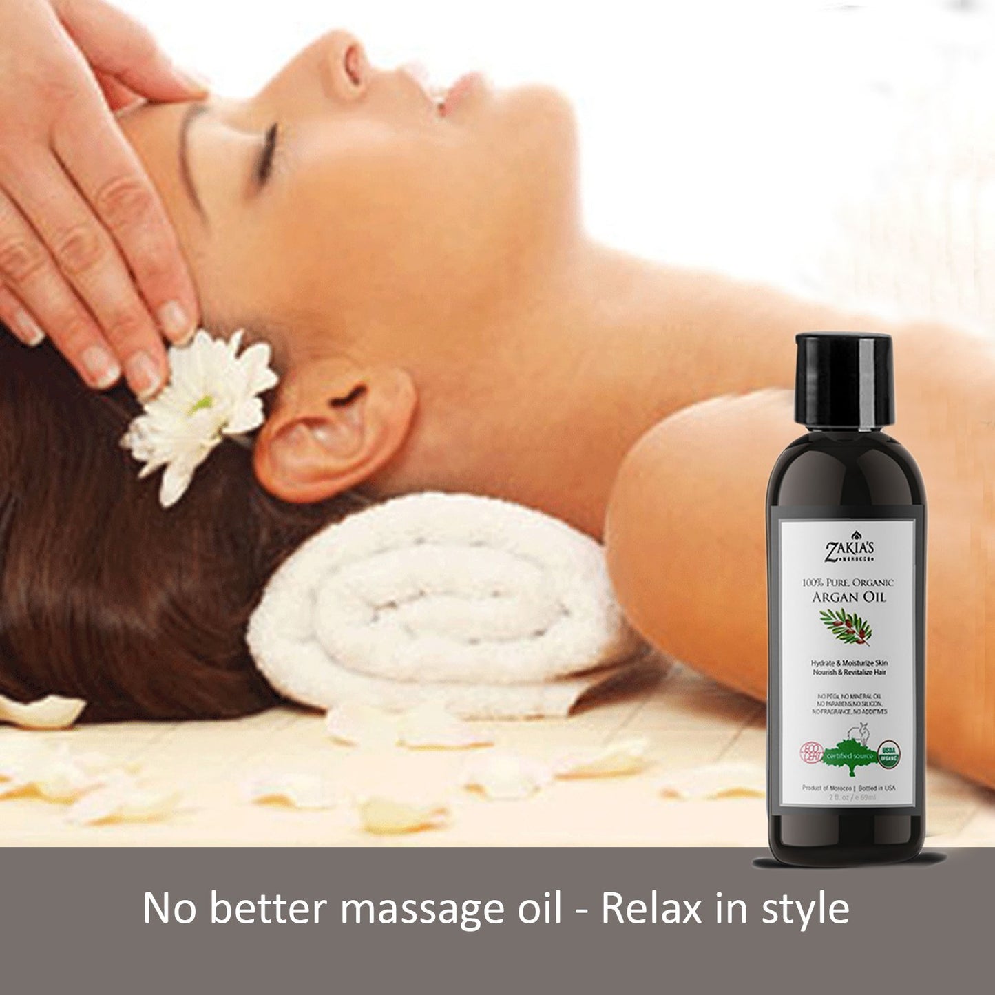 Argan Oil -organic skin & hair treatment oil - 2 oz