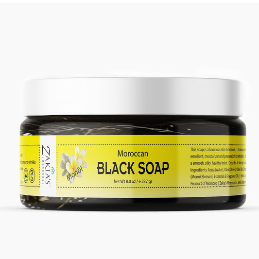 Moroccan "BELDI" Black Soap - Monoi - 8 oz