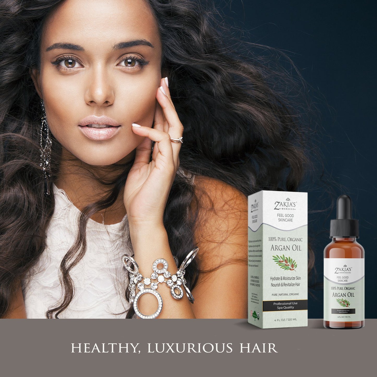 Argan Oil -organic skin & hair treatment oil - 4 oz