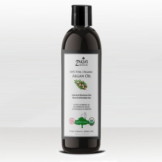 Argan Oil -organic skin & hair treatment oil - 8 oz