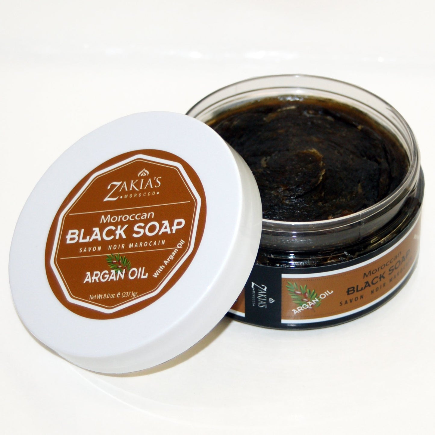 Moroccan "BELDI" Black Soap - Argan Oil - 8 oz