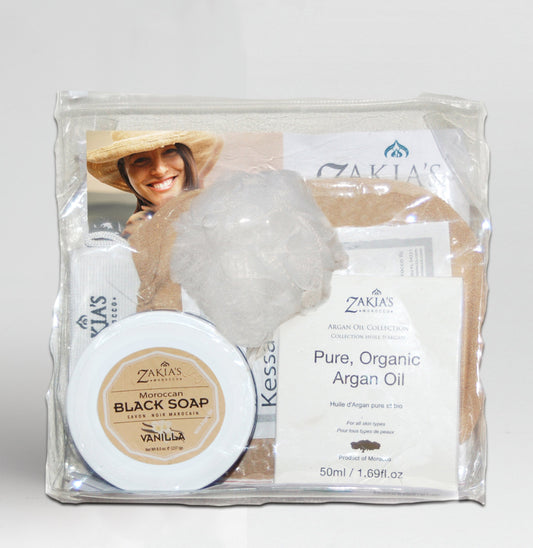 Argan Oil Bath & Body Gift Case - Vanilla