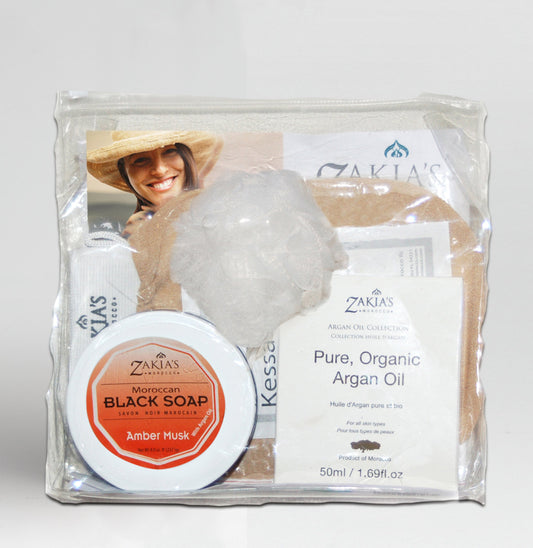 Argan Oil Bath & Body Gift Sets - Amber Musk