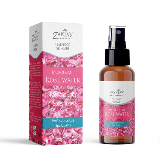 Moroccan Rose Water Toning Spray - 4 oz