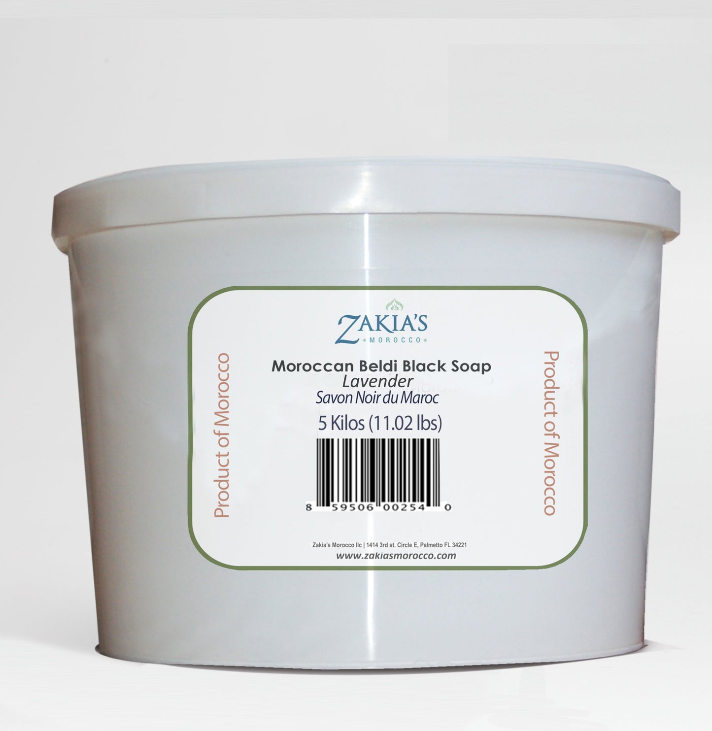 Moroccan "BELDI" Black Soap Lavender - 5 Kilo