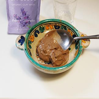 Organic Moroccan Ghassoul "Rhassoul" Clay Face and Hair Mask - Lavender - 8 oz.