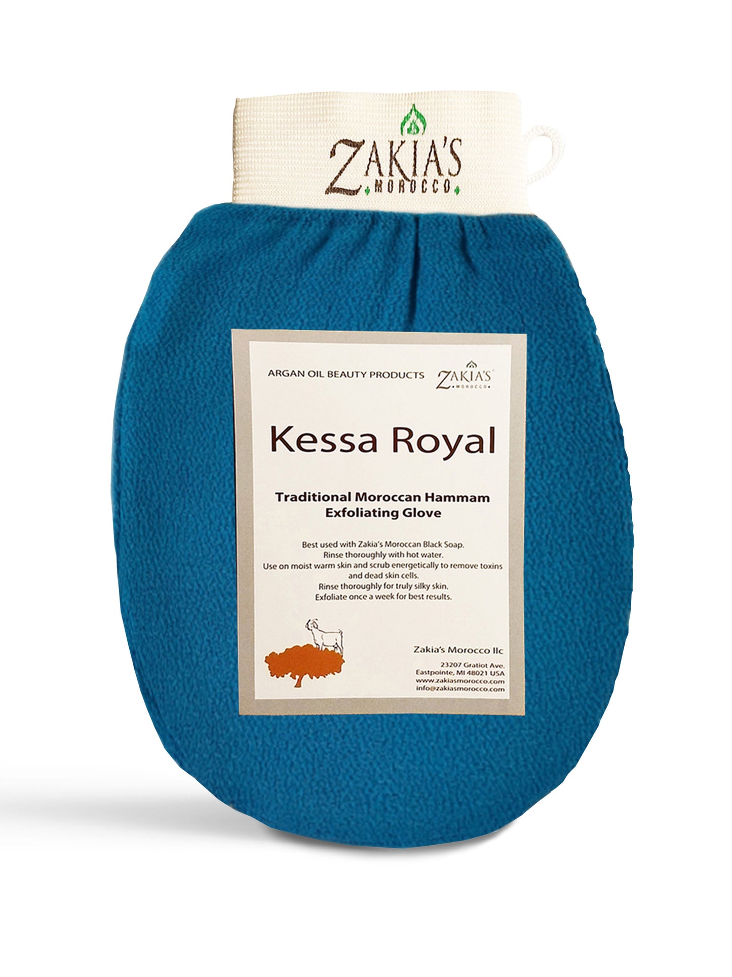 Kessa Original Exfoliating Glove - Teal