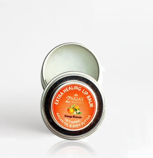 EXTRA HEALING Argan & Shea Lip Balm - Orange Blossom
