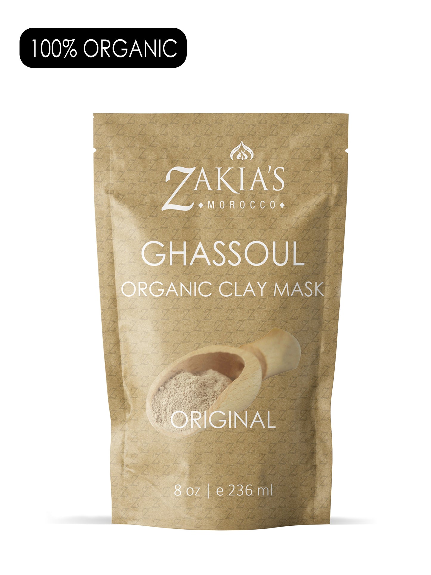 Ghassoul Clay Mask - Unscented 8 oz.