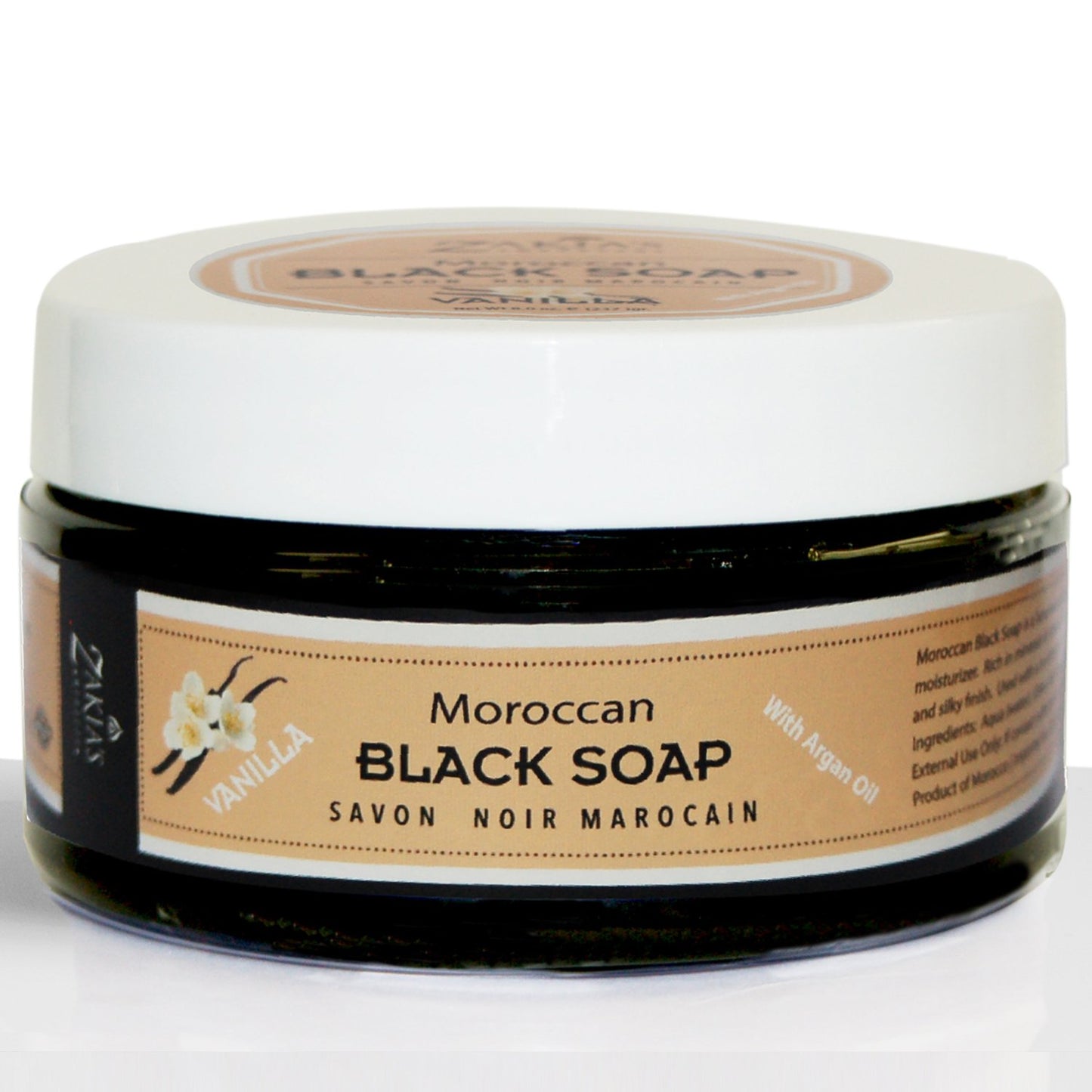 Moroccan Black Soap Exfoliating Kessa Gift Box - Vanilla