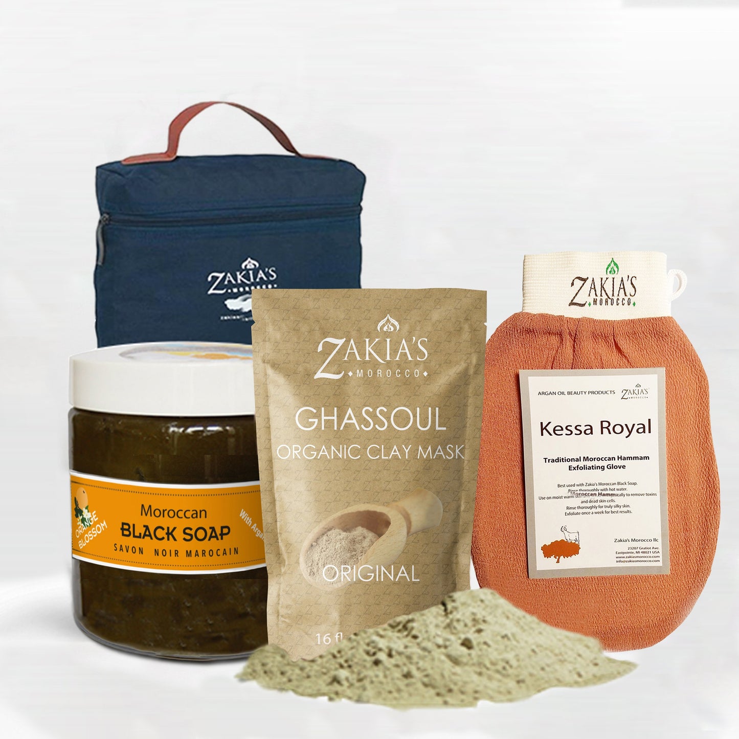 Moroccan Bath & Shower Set - Fleur d'Oranger