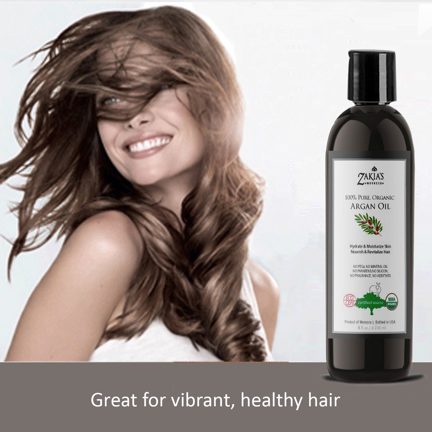 Argan Oil  -organic skin & hair treatment oil - 8 oz