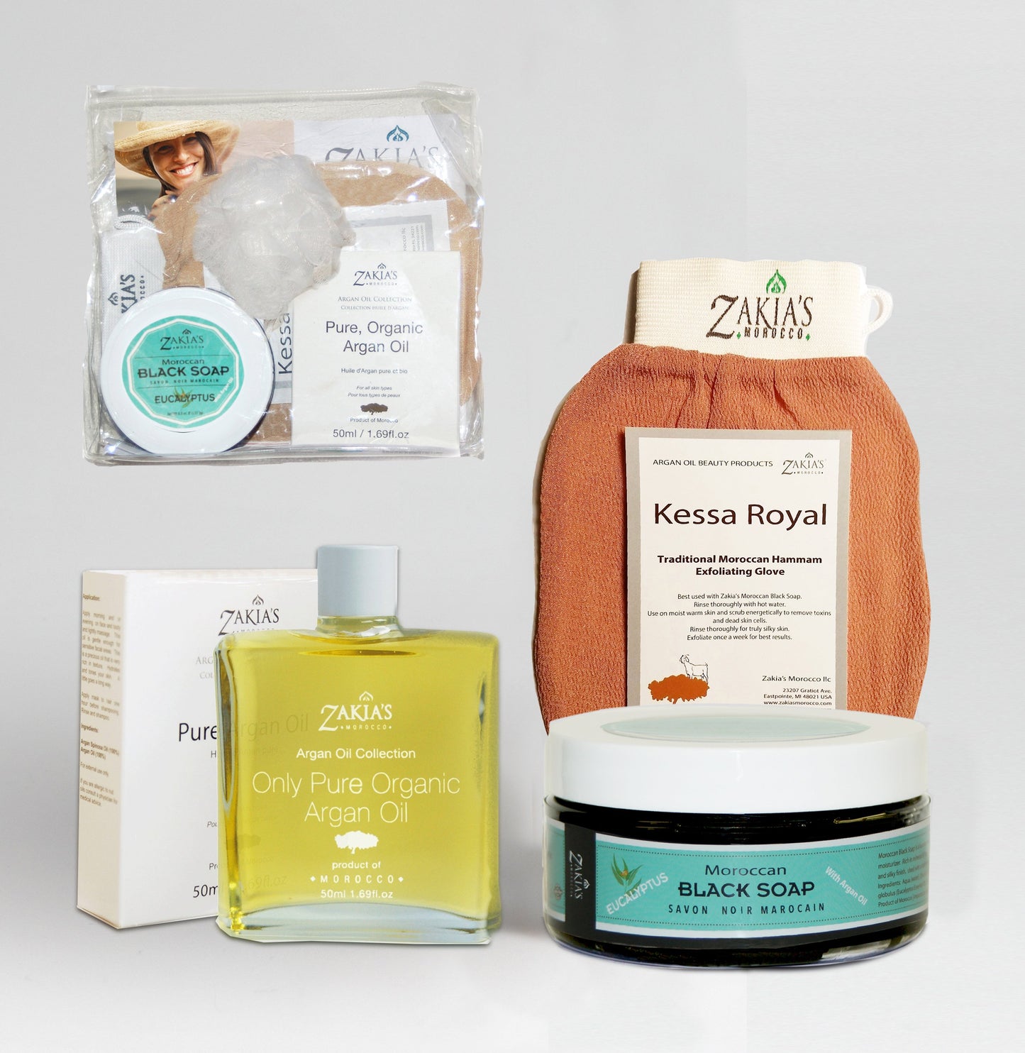 Argan Oil Bath & Body Gift Sets - Eucalyptus