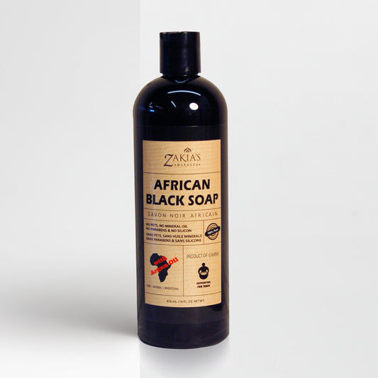 African Black Soap - with Argan Oil - 16 oz