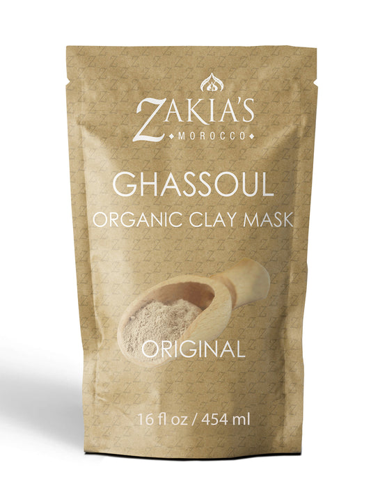 Organic Ghassoul "Rhassoul" Clay Beautifying Mask - 16 oz.