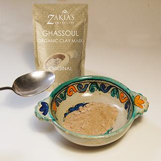 Organic Moroccan Ghassoul Rhassoul Clay Mask For Hair Skin Care غاسول  الشرفاء