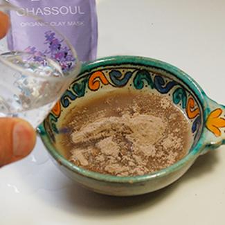 Organic Moroccan Ghassoul "Rhassoul" Clay Face and Hair Mask - Lavender - 8 oz.
