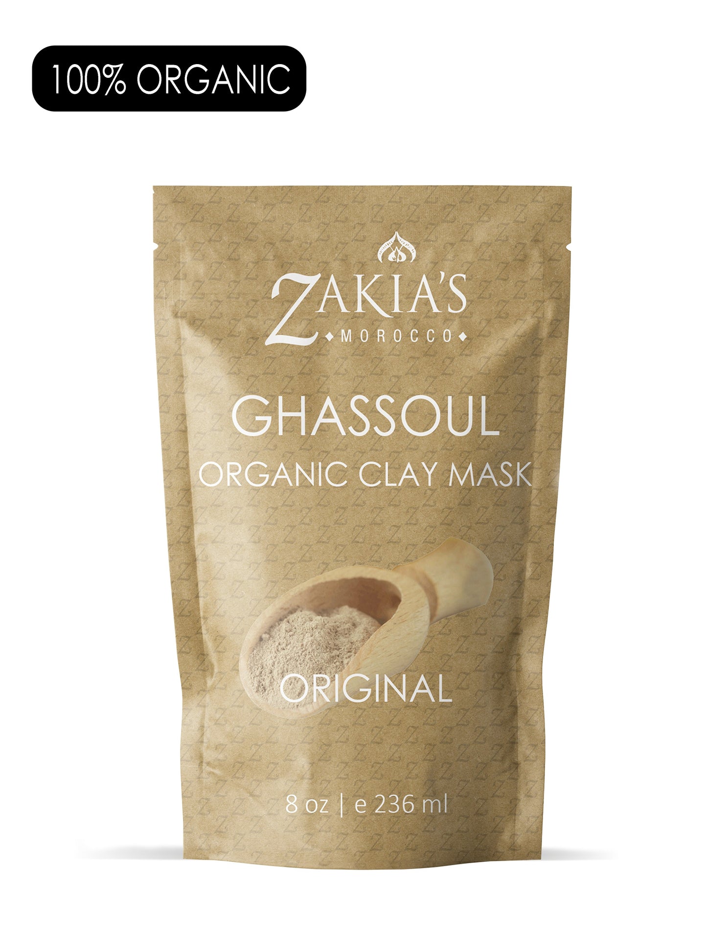 Ghassoul Clay Mask -  Unscented 8 oz.