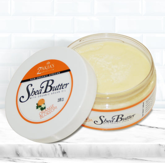 Organic Shea & Argan Oil  Butter - Fleur d'Oranger