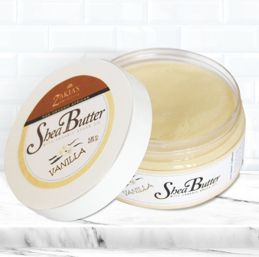 Organic Shea & Argan Oil  Butter - Tahitian Vanilla